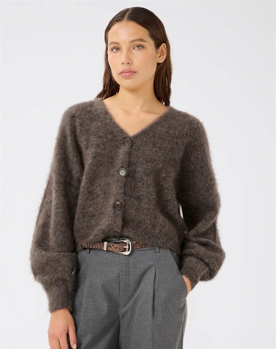 GZDebbie Cardigan - Cheatnut Melange